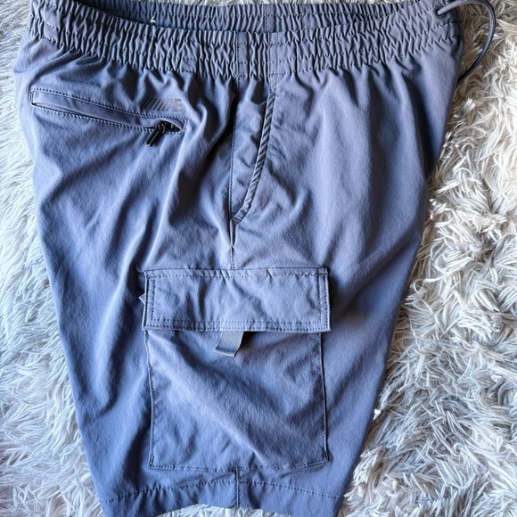 American Eagle Mens Flex Nylon Drawstring Waist Pull On Cargo Jogger Shorts SZ M - Picture 7 of 9